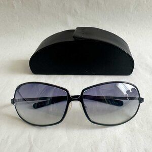 GORGEOUS Olive Peoples MAKEDA black metal frame sunglasses